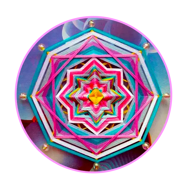 Майстер-клас з плетіння мандал для дітей